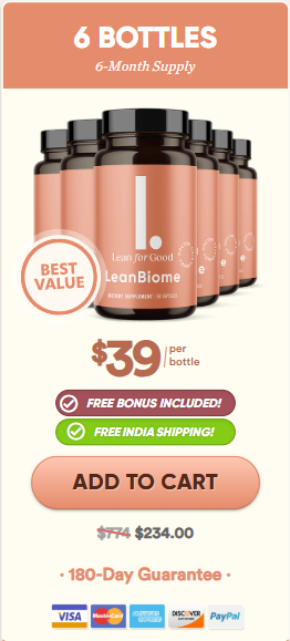LeanBiome 6 bottle